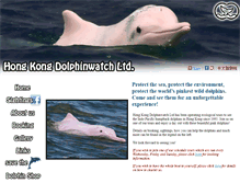 Tablet Screenshot of hkdolphinwatch.com